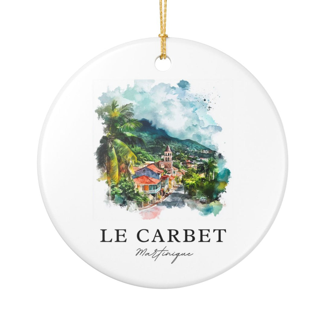 Le Carbet Martinique Ornament: Unique Le Carbet Martinique Souvenir, Le Carbet Martinique Xmas Decor, and Authentic Le Carbet Martinique Gift