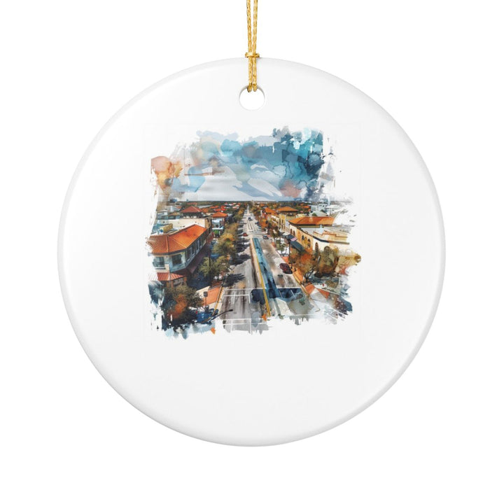 League City TX Ornament: Unique League City Souvenir, League City Texas Xmas Decor, and Authentic League City Gift