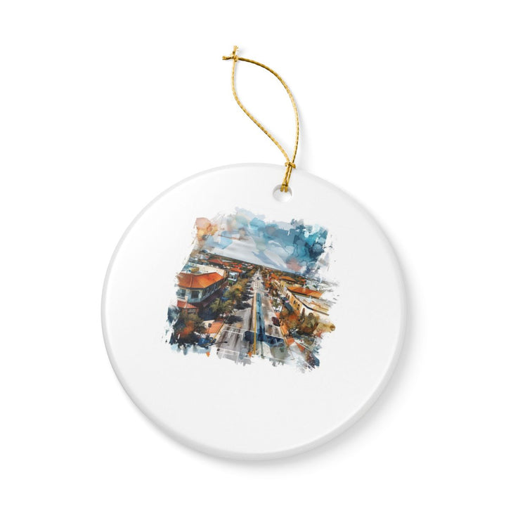 League City TX Ornament: Unique League City Souvenir, League City Texas Xmas Decor, and Authentic League City Gift