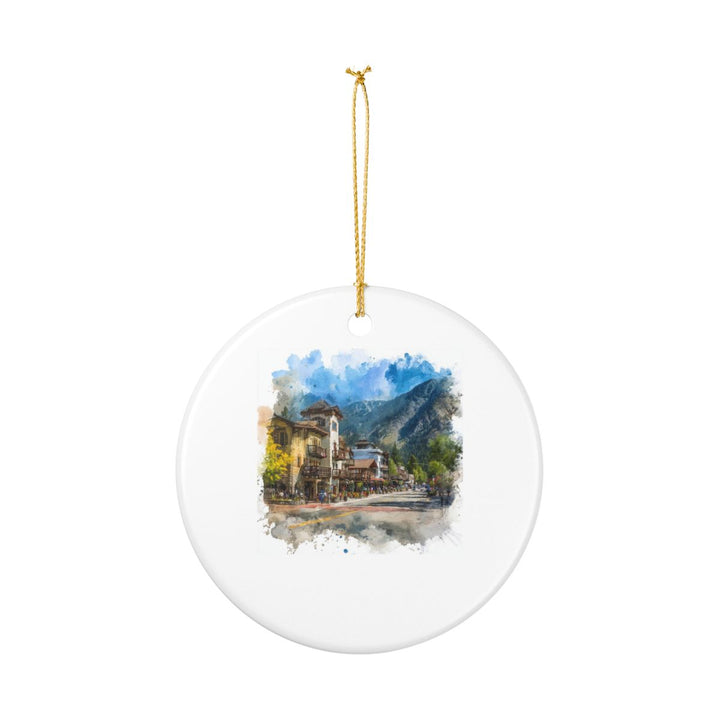 Leavenworth Washington Ornament: Unique Leavenworth Souvenir, Leavenworth Washington Xmas Decor, and Authentic Leavenworth Gift
