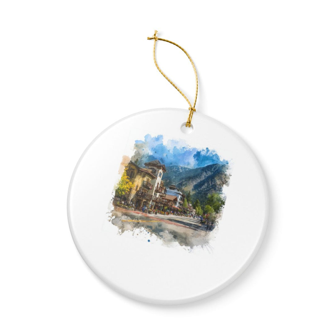 Leavenworth Washington Ornament: Unique Leavenworth Souvenir, Leavenworth Washington Xmas Decor, and Authentic Leavenworth Gift