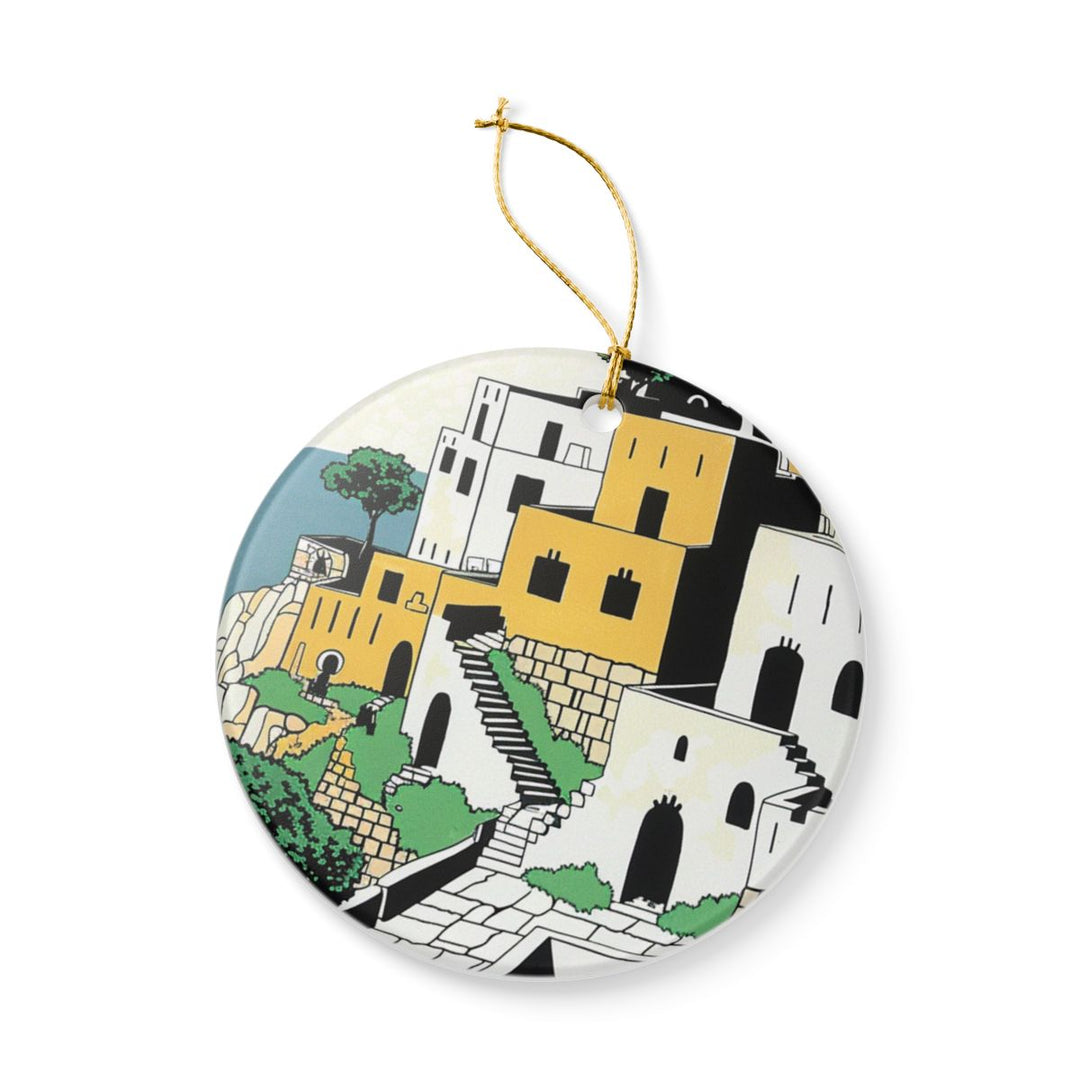 Lebanon Scenery Ornament: Unique Lebanon Scenery Souvenir, Lebanon Scenery Xmas Decor, and Authentic Lebanon Scenery Gift