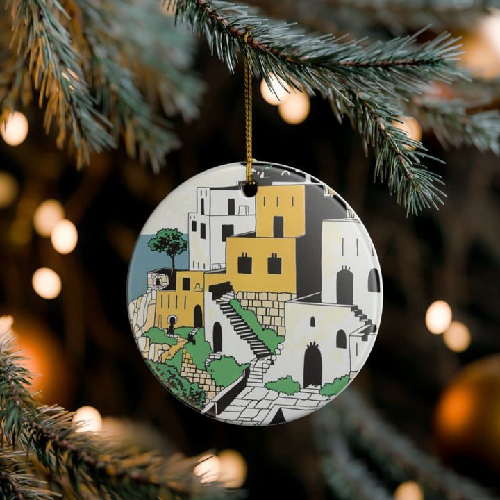 Lebanon Scenery Ornament: Unique Lebanon Scenery Souvenir, Lebanon Scenery Xmas Decor, and Authentic Lebanon Scenery Gift