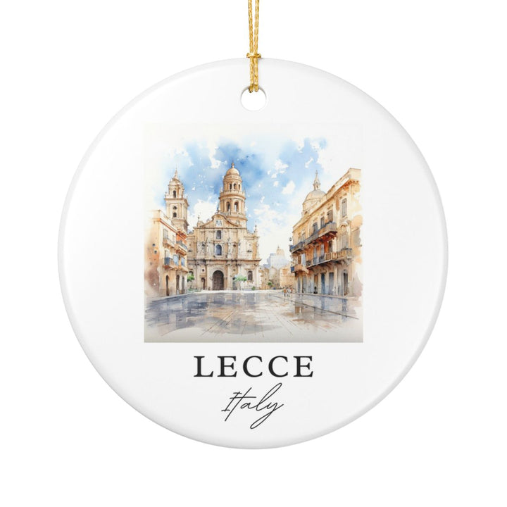 Lecce Italy Ornament: Unique Lecce Italy Souvenir, Lecce Italy Xmas Decor, and Authentic Lecce Italy Gift