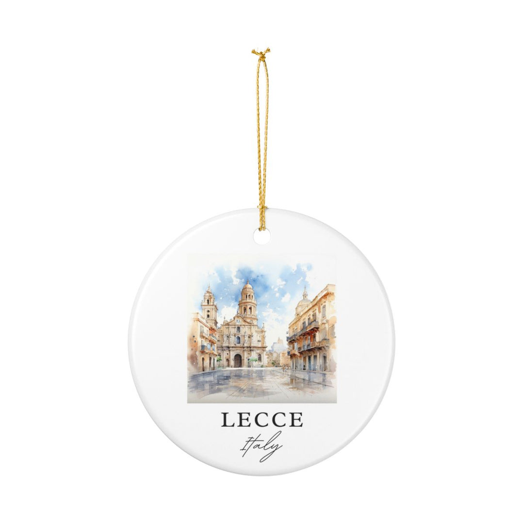 Lecce Italy Ornament: Unique Lecce Italy Souvenir, Lecce Italy Xmas Decor, and Authentic Lecce Italy Gift