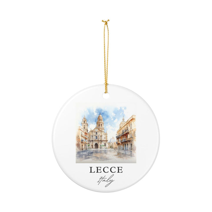 Lecce Italy Ornament: Unique Lecce Italy Souvenir, Lecce Italy Xmas Decor, and Authentic Lecce Italy Gift