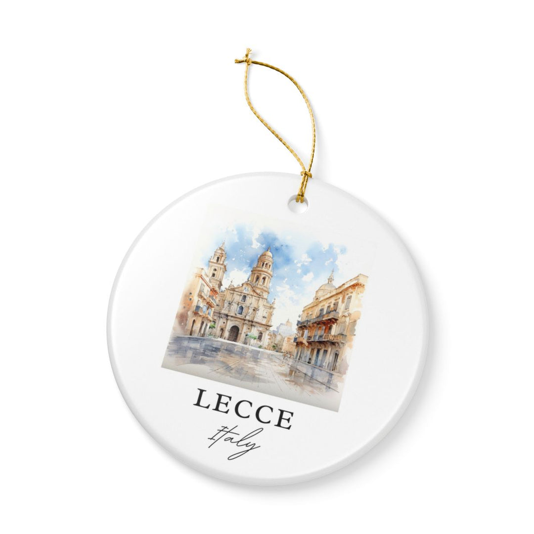 Lecce Italy Ornament: Unique Lecce Italy Souvenir, Lecce Italy Xmas Decor, and Authentic Lecce Italy Gift