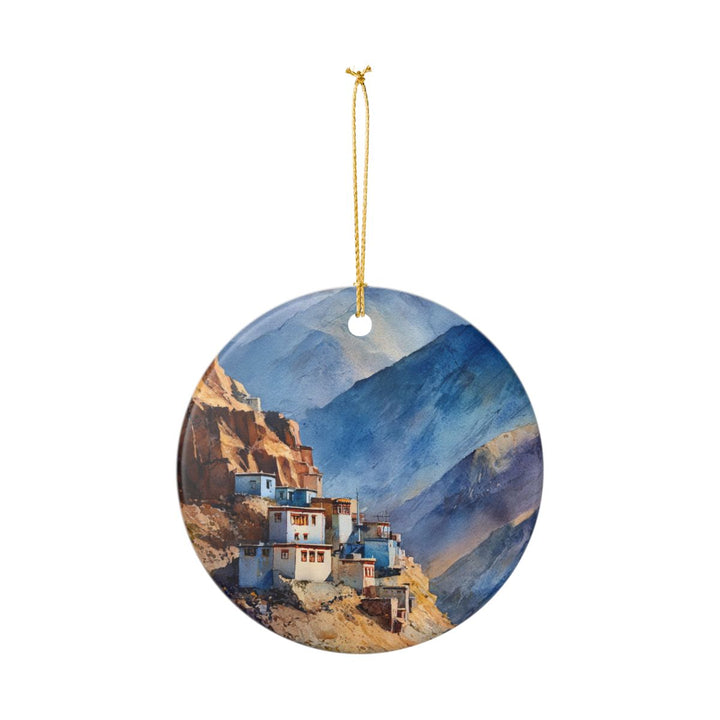 Leh India Ornament: Unique Leh India Souvenir, Leh India Xmas Decor, and Authentic Leh India Gift