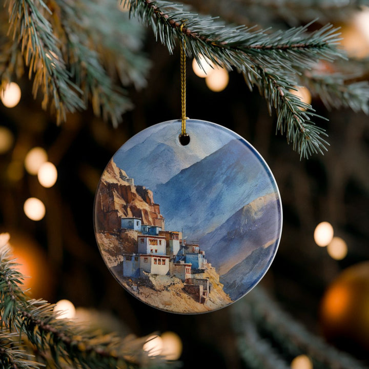 Leh India Ornament: Unique Leh India Souvenir, Leh India Xmas Decor, and Authentic Leh India Gift