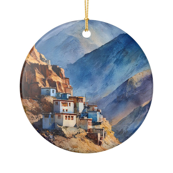 Leh India Ornament: Unique Leh India Souvenir, Leh India Xmas Decor, and Authentic Leh India Gift