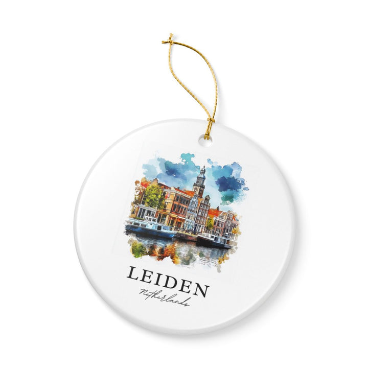 Leiden Netherlands Ornament: Unique Leiden Netherlands Souvenir, Leiden Netherlands Xmas Decor, and Authentic Leiden Netherlands Gift