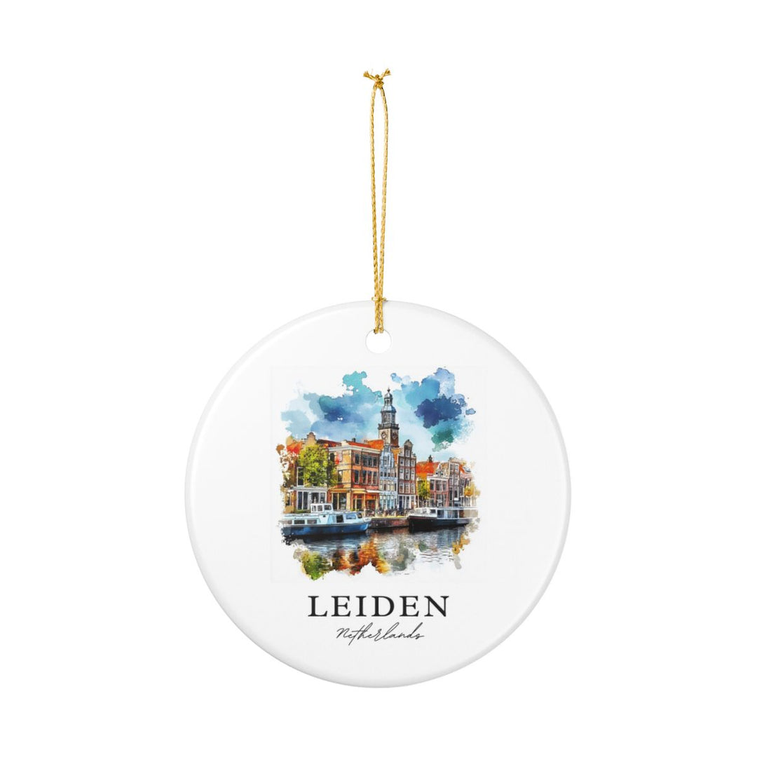 Leiden Netherlands Ornament: Unique Leiden Netherlands Souvenir, Leiden Netherlands Xmas Decor, and Authentic Leiden Netherlands Gift
