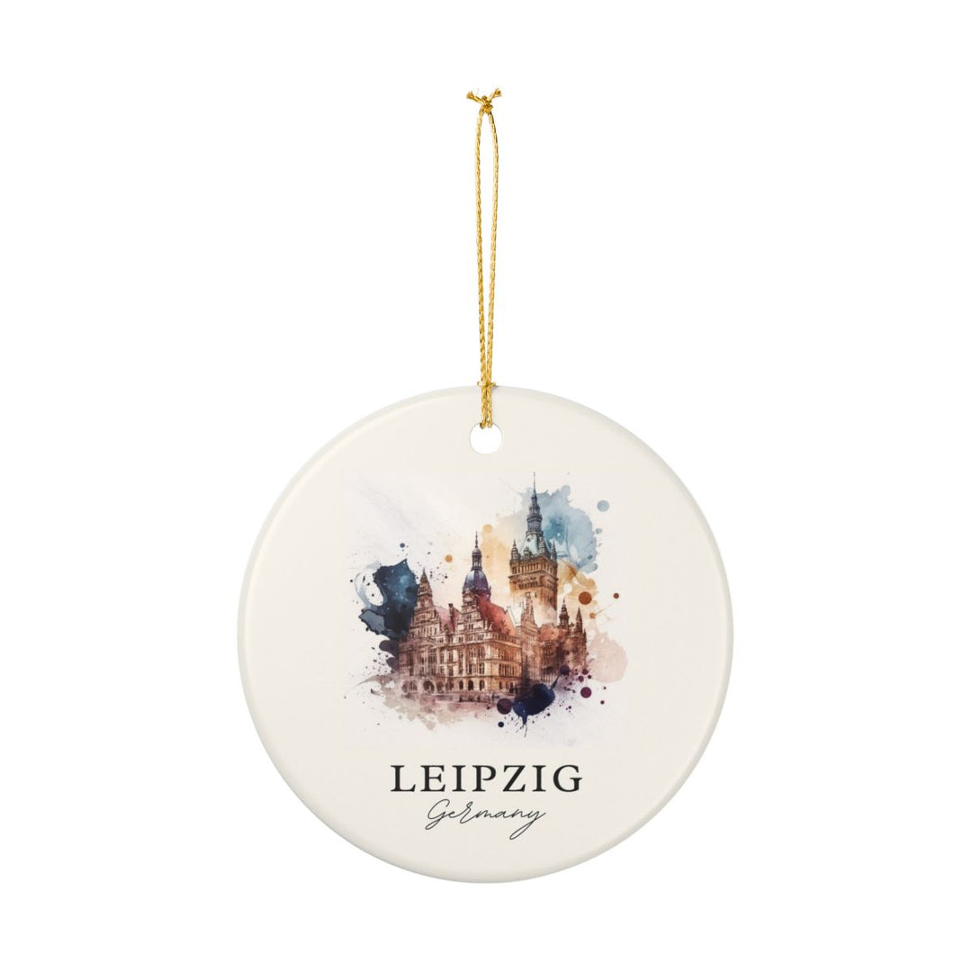 Leipzig Germany Ornament: Unique Leipzig Souvenir, Leipzig Germany Xmas Decor, and Authentic Leipzig Gift