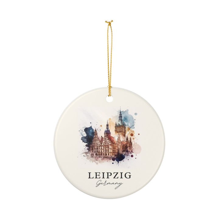 Leipzig Germany Ornament: Unique Leipzig Souvenir, Leipzig Germany Xmas Decor, and Authentic Leipzig Gift