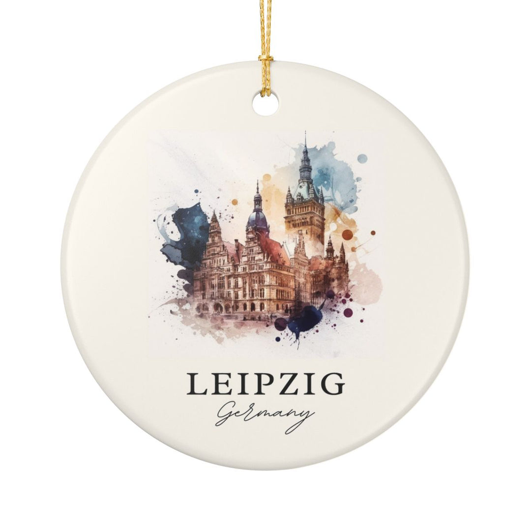 Leipzig Germany Ornament: Unique Leipzig Souvenir, Leipzig Germany Xmas Decor, and Authentic Leipzig Gift