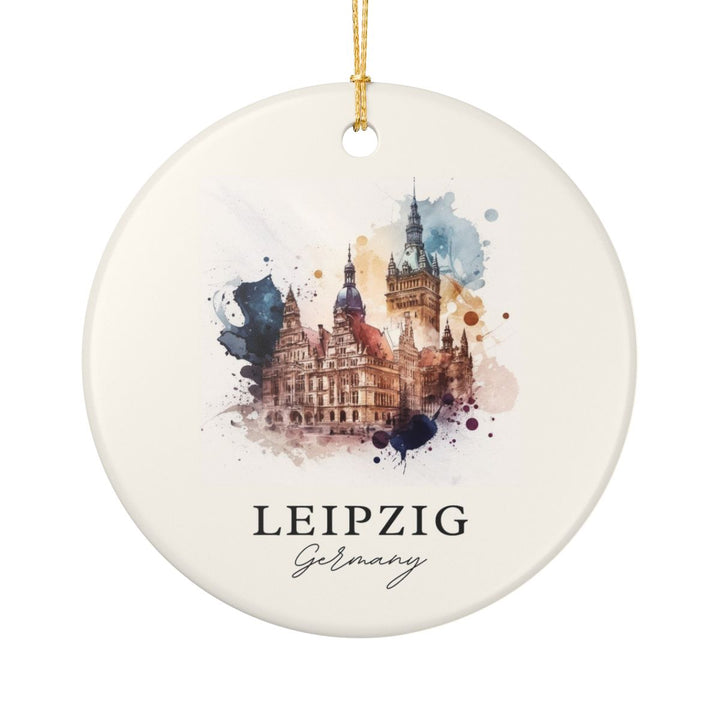 Leipzig Germany Ornament: Unique Leipzig Souvenir, Leipzig Germany Xmas Decor, and Authentic Leipzig Gift