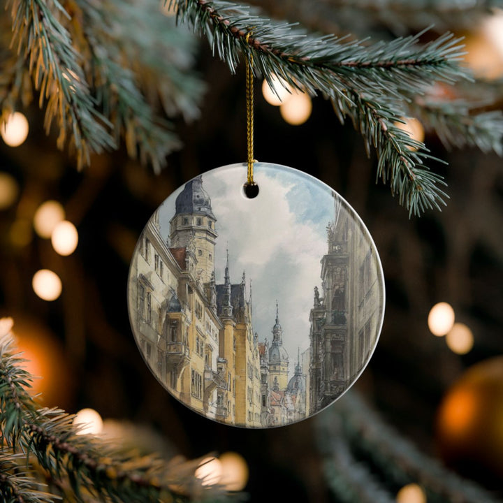 Leipzig Germany Ornament: Unique Leipzig Souvenir, Leipzig Germany Xmas Decor, and Authentic Leipzig Gift