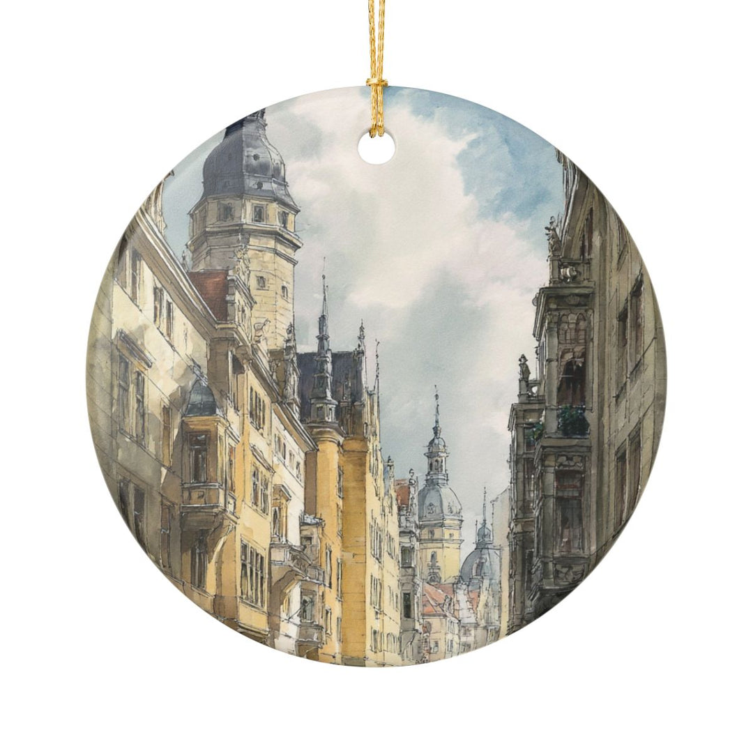 Leipzig Germany Ornament: Unique Leipzig Souvenir, Leipzig Germany Xmas Decor, and Authentic Leipzig Gift