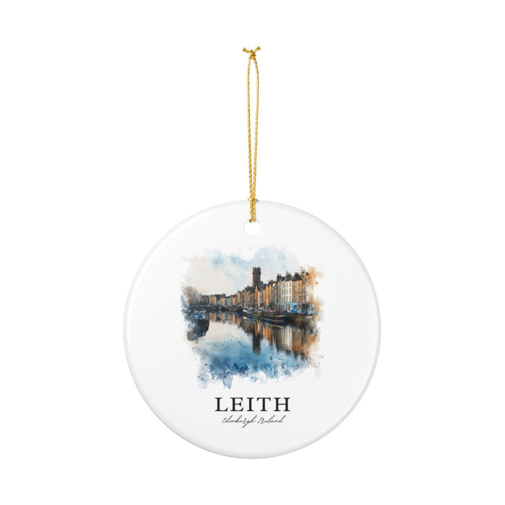Leith Edinburgh Scotland Ireland Ornament: Unique Leith Edinburgh Scotland Souvenir, Leith Edinburgh Scotland Ireland Xmas Decor