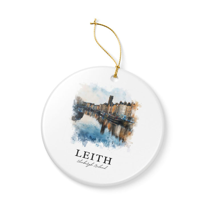 Leith Edinburgh Scotland Ireland Ornament: Unique Leith Edinburgh Scotland Souvenir, Leith Edinburgh Scotland Ireland Xmas Decor