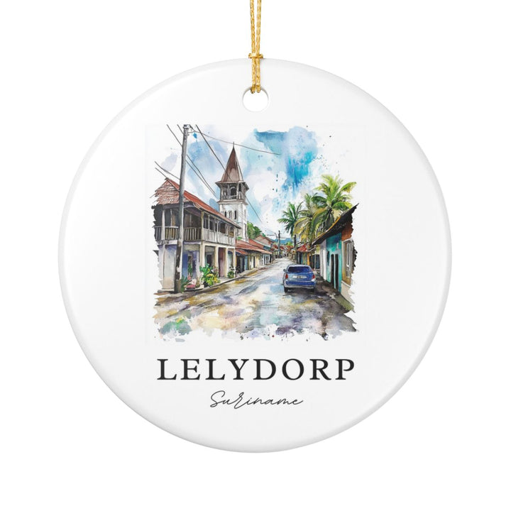 Lelydorp Suriname Ornament: Unique Lelydorp Suriname Souvenir, Lelydorp Suriname Xmas Decor, and Authentic Lelydorp Suriname Gift