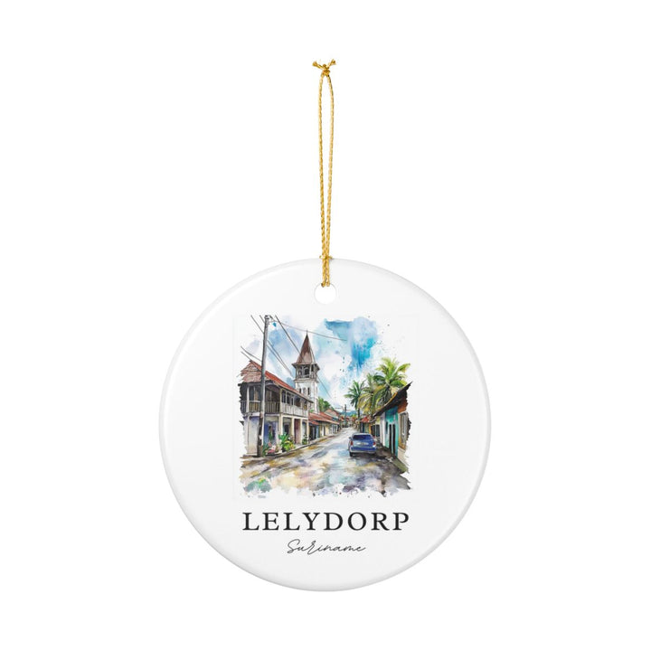Lelydorp Suriname Ornament: Unique Lelydorp Suriname Souvenir, Lelydorp Suriname Xmas Decor, and Authentic Lelydorp Suriname Gift