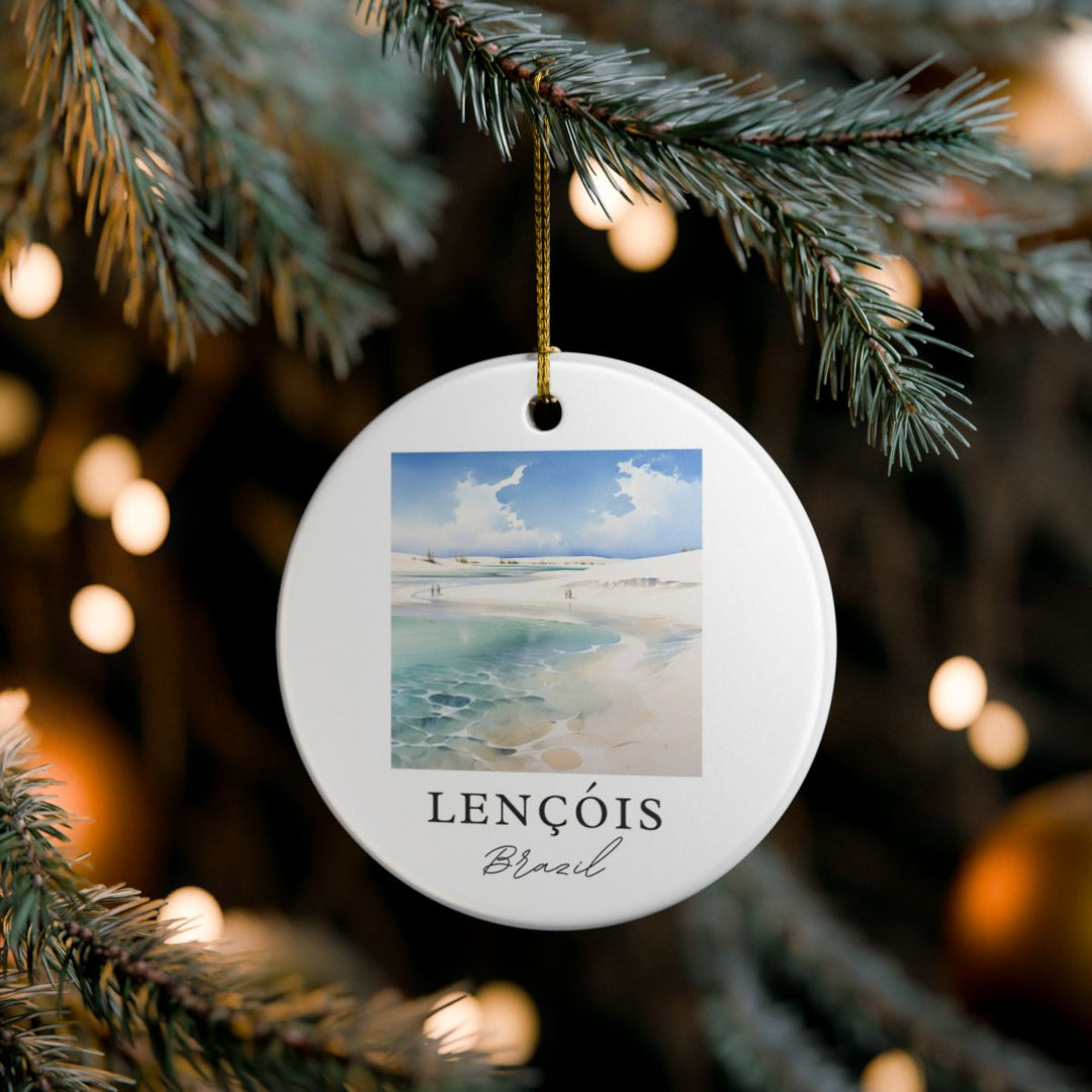 Lençóis Brazil Ornament: Unique Lençóis Souvenir, Lençóis Brazil Xmas Decor, and Authentic Lençóis Gift