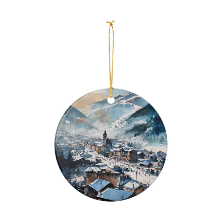 Les Deux Alpes France Ornament: Unique Les Deux Alpes Souvenir, Les Deux Alpes France Xmas Decor, and Authentic Les Deux Alpes Gift