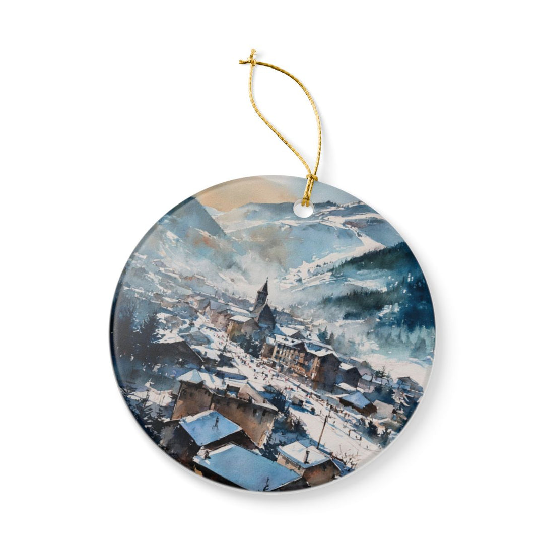 Les Deux Alpes France Ornament: Unique Les Deux Alpes Souvenir, Les Deux Alpes France Xmas Decor, and Authentic Les Deux Alpes Gift