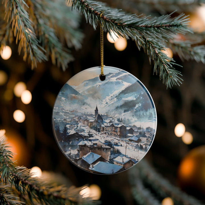 Les Deux Alpes France Ornament: Unique Les Deux Alpes Souvenir, Les Deux Alpes France Xmas Decor, and Authentic Les Deux Alpes Gift