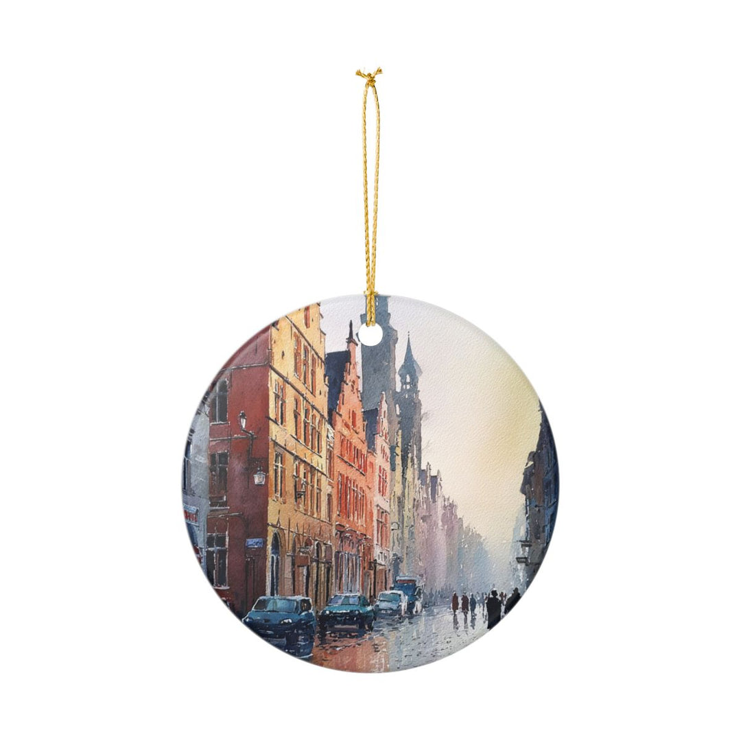 Leuven Belgium Ornament: Unique Leuven Belgium Souvenir, Leuven Belgium Xmas Decor, and Authentic Leuven Belgium Gift