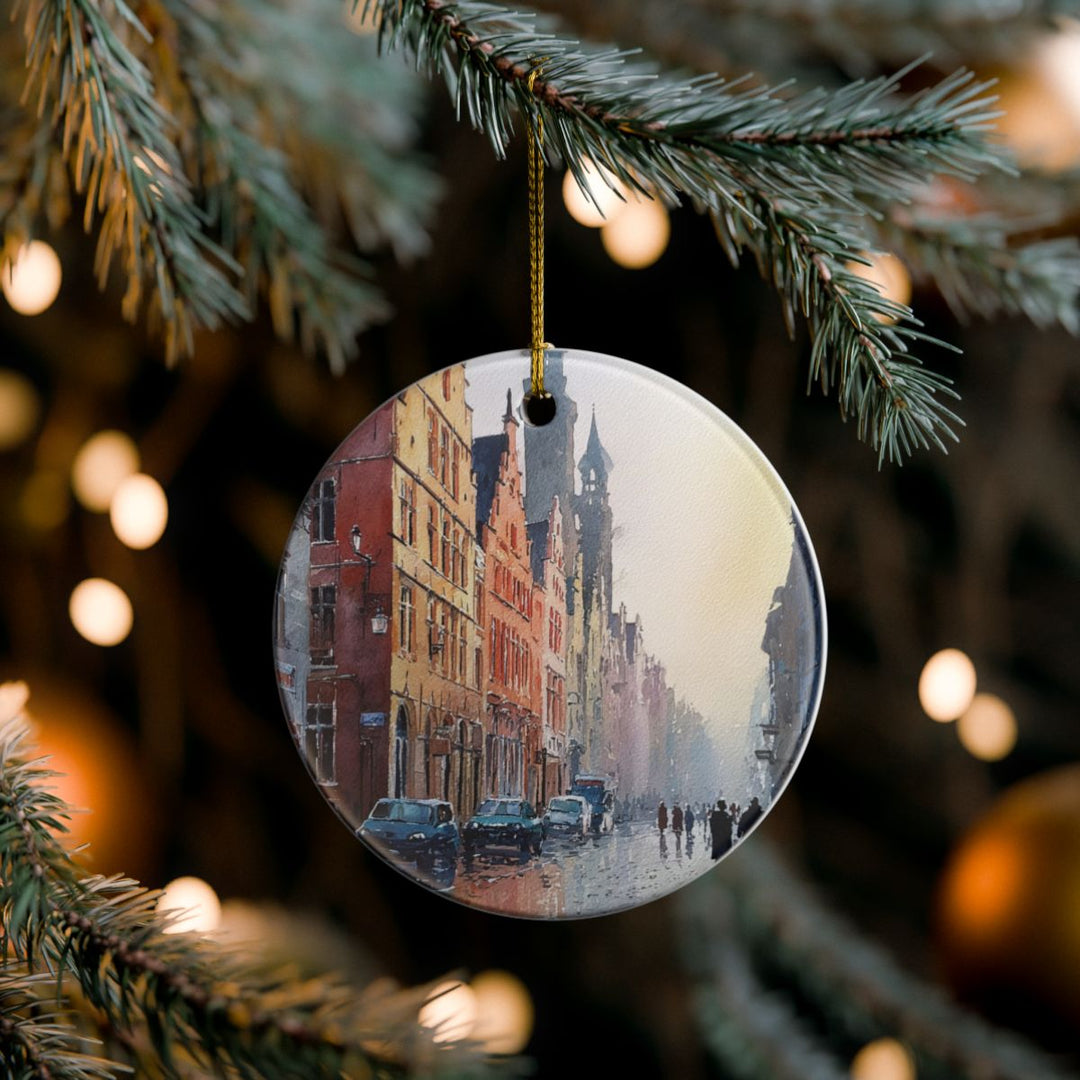 Leuven Belgium Ornament: Unique Leuven Belgium Souvenir, Leuven Belgium Xmas Decor, and Authentic Leuven Belgium Gift