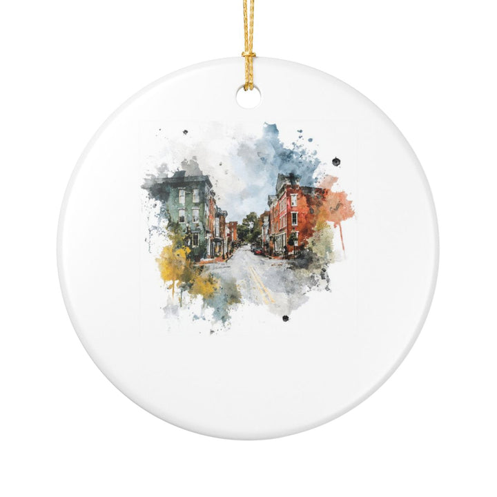 Lexington Kentucky Ornament: Unique Lexington Souvenir, Lexington Kentucky Xmas Decor, and Authentic Lexington Gift