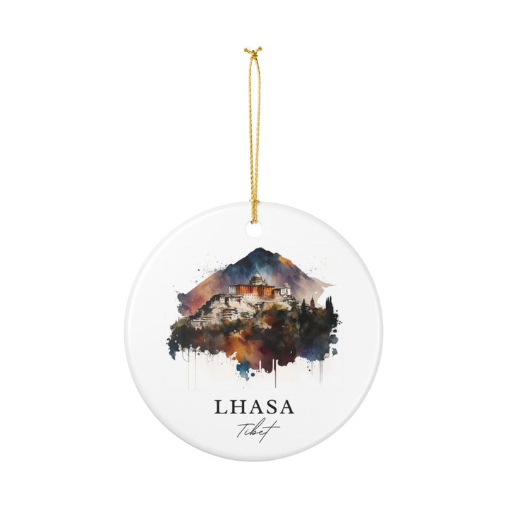 Lhasa Tibet Ornament: Unique Lhasa Tibet Souvenir, Lhasa Tibet Xmas Decor, and Authentic Lhasa Tibet Gift