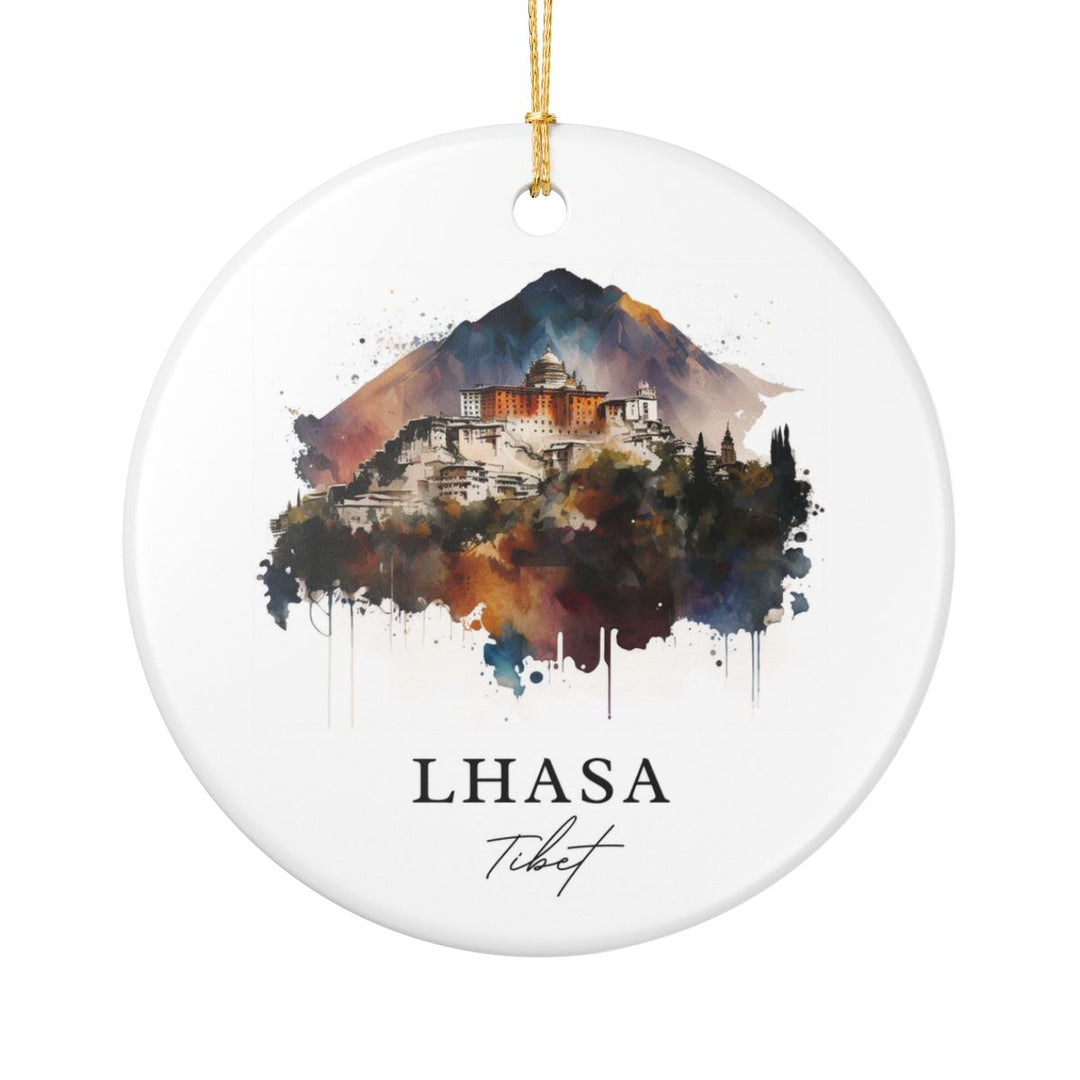 Lhasa Tibet Ornament: Unique Lhasa Tibet Souvenir, Lhasa Tibet Xmas Decor, and Authentic Lhasa Tibet Gift
