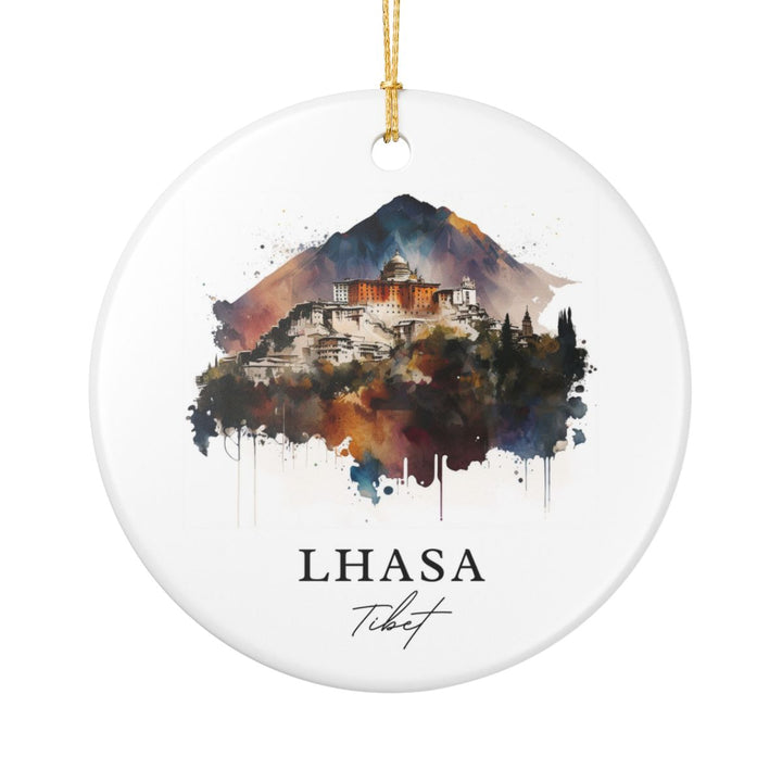 Lhasa Tibet Ornament: Unique Lhasa Tibet Souvenir, Lhasa Tibet Xmas Decor, and Authentic Lhasa Tibet Gift
