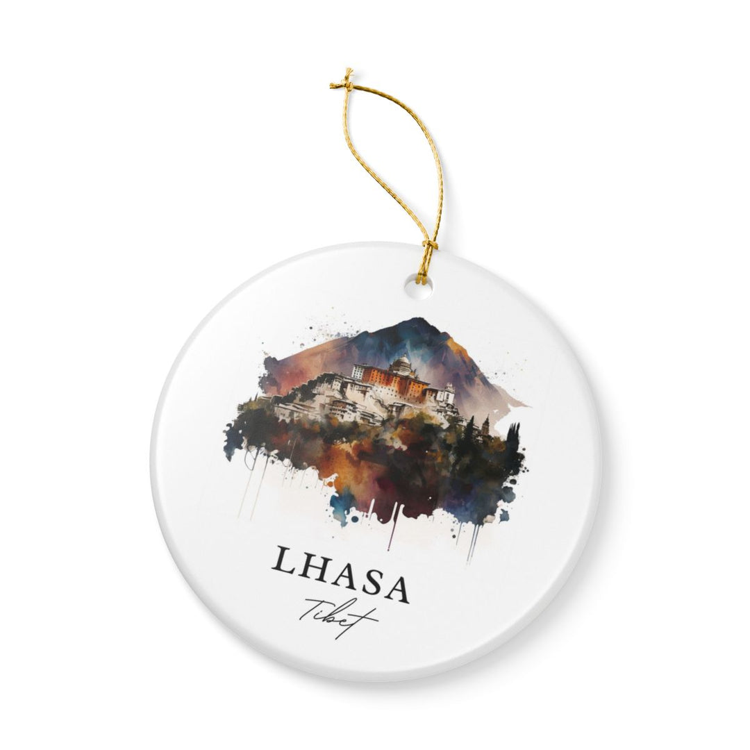 Lhasa Tibet Ornament: Unique Lhasa Tibet Souvenir, Lhasa Tibet Xmas Decor, and Authentic Lhasa Tibet Gift