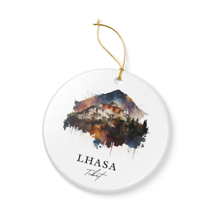 Lhasa Tibet Ornament: Unique Lhasa Tibet Souvenir, Lhasa Tibet Xmas Decor, and Authentic Lhasa Tibet Gift