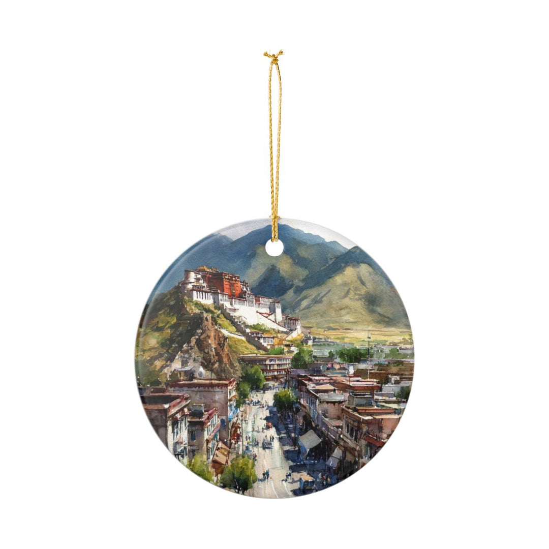 Lhasa Tibet Ornament: Unique Lhasa Tibet Souvenir, Lhasa Tibet Xmas Decor, and Authentic Lhasa Tibet Gift