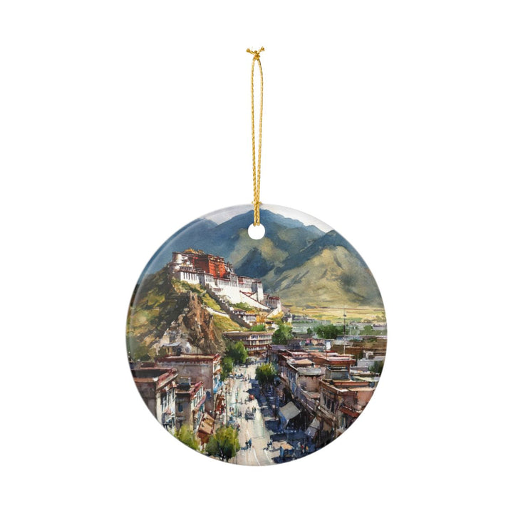 Lhasa Tibet Ornament: Unique Lhasa Tibet Souvenir, Lhasa Tibet Xmas Decor, and Authentic Lhasa Tibet Gift