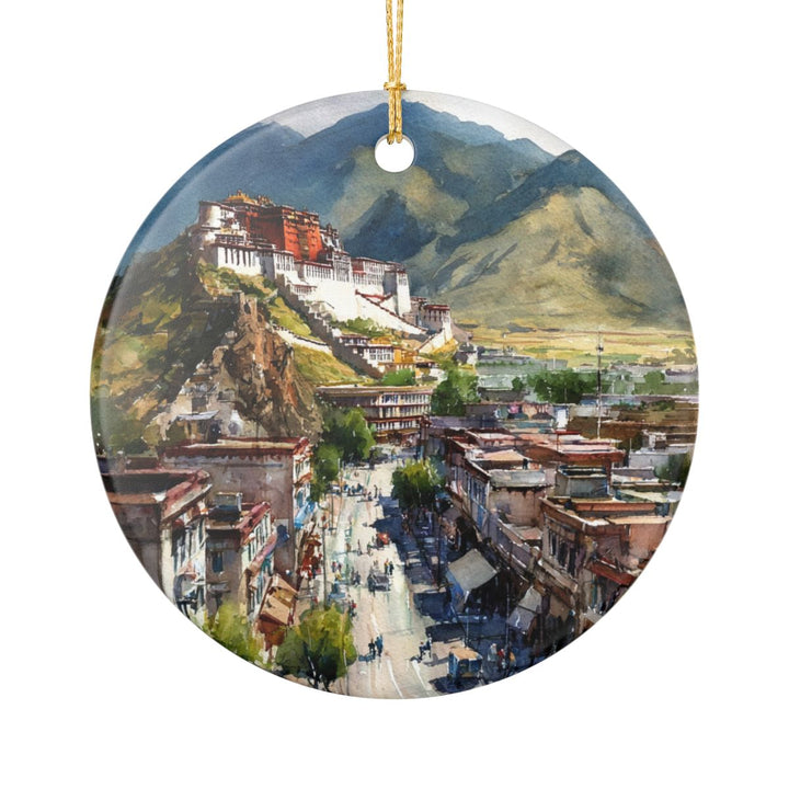 Lhasa Tibet Ornament: Unique Lhasa Tibet Souvenir, Lhasa Tibet Xmas Decor, and Authentic Lhasa Tibet Gift