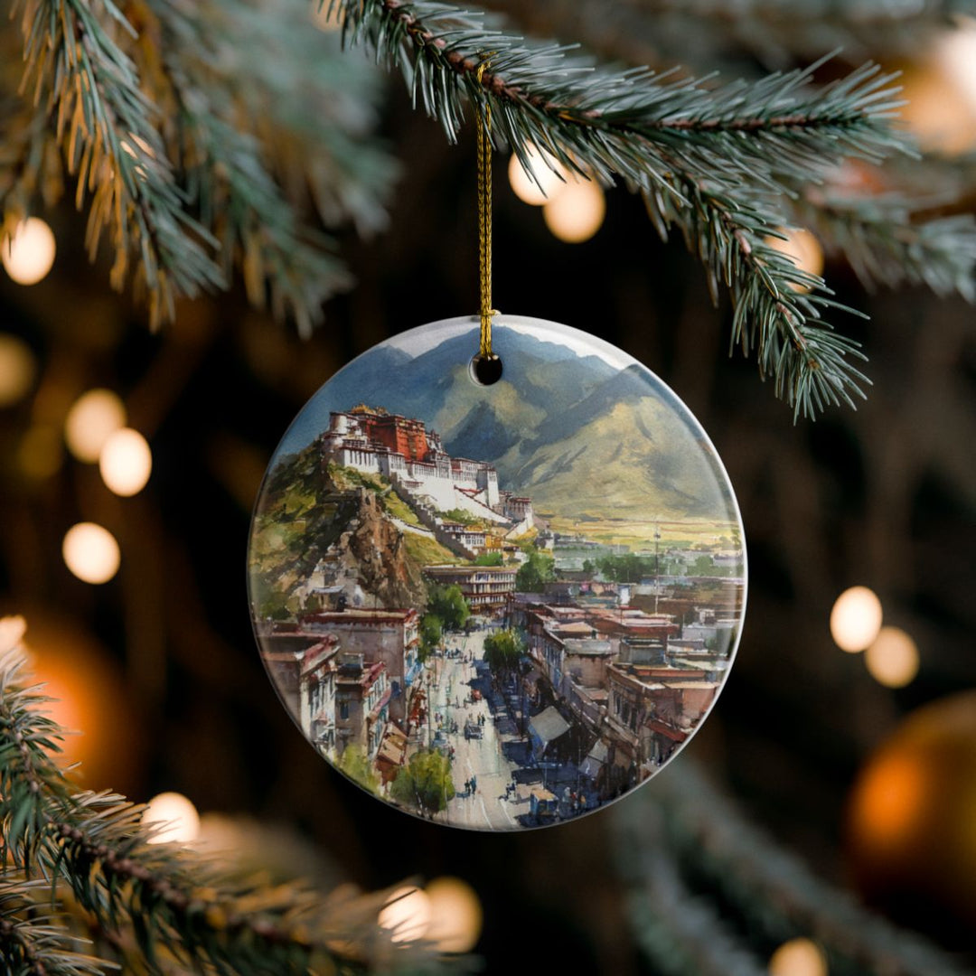 Lhasa Tibet Ornament: Unique Lhasa Tibet Souvenir, Lhasa Tibet Xmas Decor, and Authentic Lhasa Tibet Gift