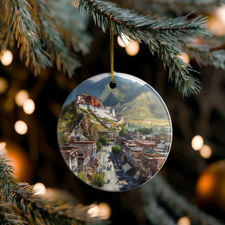 Lhasa Tibet Ornament: Unique Lhasa Tibet Souvenir, Lhasa Tibet Xmas Decor, and Authentic Lhasa Tibet Gift