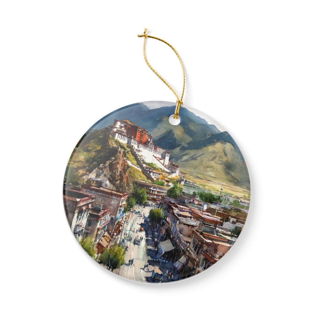 Lhasa Tibet Ornament: Unique Lhasa Tibet Souvenir, Lhasa Tibet Xmas Decor, and Authentic Lhasa Tibet Gift