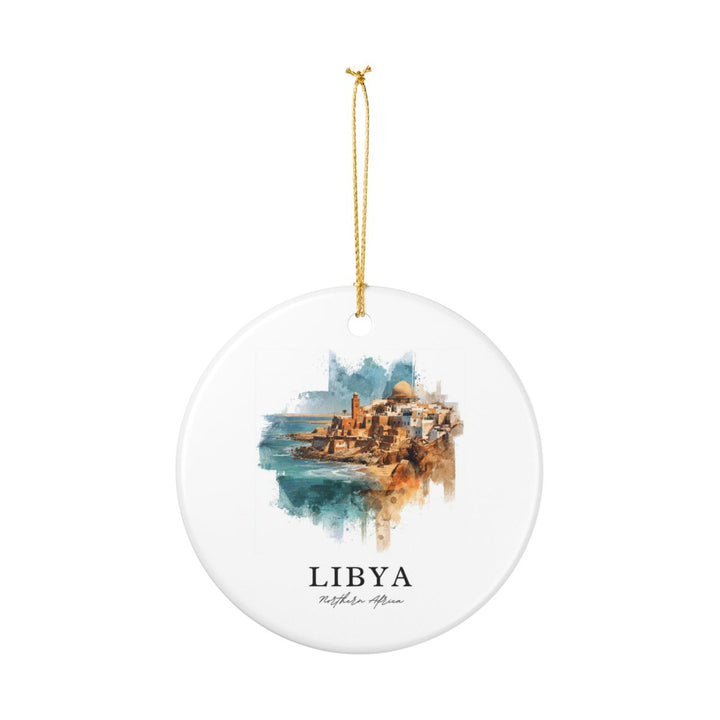 Libya Northern Africa Ornament: Unique Libya Northern Africa Souvenir, Libya Northern Africa Xmas Decor, and Authentic Libya Northern Africa Gift