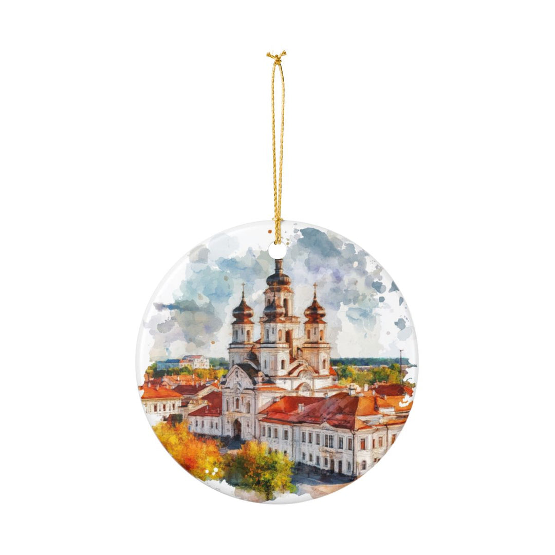 Lida Belarus Ornament: Unique Lida Belarus Souvenir, Lida Belarus Xmas Decor, and Authentic Lida Belarus Gift