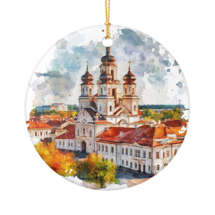 Lida Belarus Ornament: Unique Lida Belarus Souvenir, Lida Belarus Xmas Decor, and Authentic Lida Belarus Gift