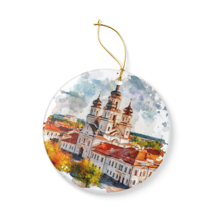 Lida Belarus Ornament: Unique Lida Belarus Souvenir, Lida Belarus Xmas Decor, and Authentic Lida Belarus Gift