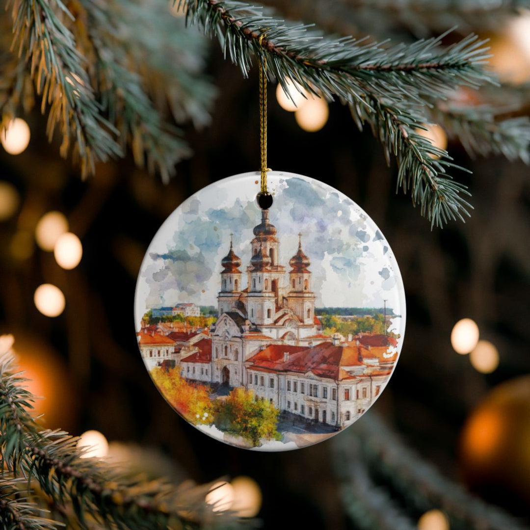 Lida Belarus Ornament: Unique Lida Belarus Souvenir, Lida Belarus Xmas Decor, and Authentic Lida Belarus Gift
