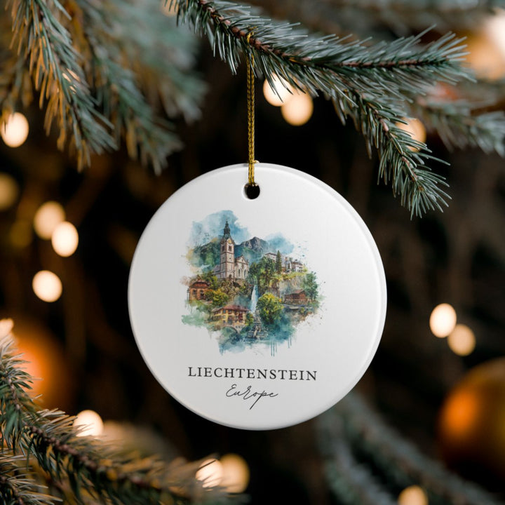 Liechtenstein Liechtenstein Ornament: Unique Liechtenstein Souvenir, Liechtenstein Liechtenstein Xmas Decor, and Authentic Liechtenstein Gift